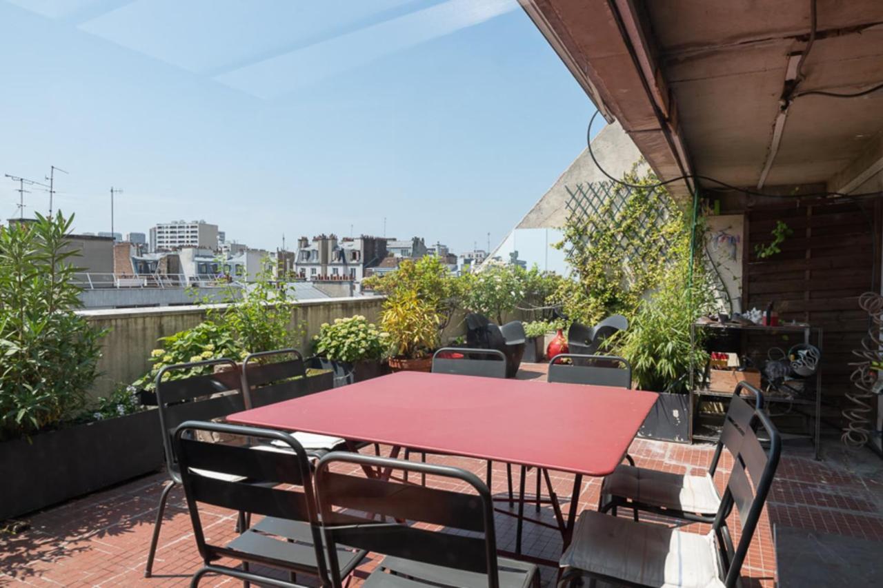 Apartmán Bright Cocoon With Large Terrace Paříž Exteriér fotografie